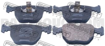 1901X5F PAD KIT, DISC BRAKE, FRONT