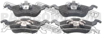 2101CAKF PAD KIT, DISC BRAKE, FRONT