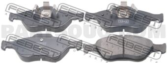 2101JHF FEBEST PAD KIT, DISC BRAKE, FRONT