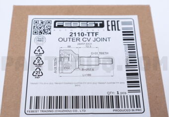 2110TTF OUTER CV JOINT 28X57.6X31