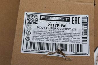 2317PB6 BOOT OUTER CV JOINT (86.1X114.3X25.9)