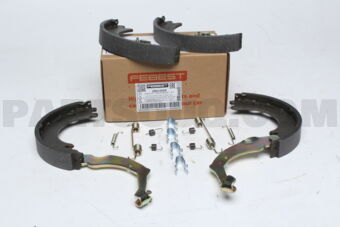 2902DIVR SHOE KIT, REAR BRAKE - KIT