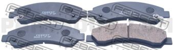 3001F1F FEBEST BRAKE PAD SET, DISC BRAKE