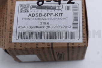 ADSB8PFKIT FRONT STABILIZER BAR BUSH KIT D19.6
