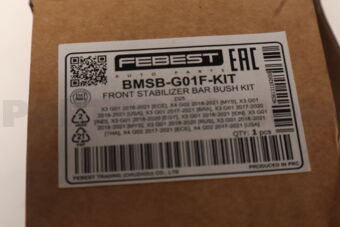 BMSBG01FKIT FRONT STABILIZER BAR BUSH KIT (SET FOR TWO SIDES) D25