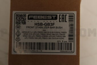 HSBGB3F FRONT STABILIZER BAR BUSH D25