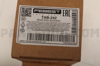 TAB242 ARM BUSHING FOR REAR ROD