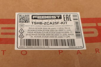 TSHBZCA25FKIT BOOT WITH JOUNCE BUMPER FRONT SHOCK ABSORBER KIT