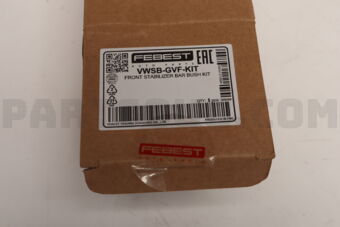 VWSBGVFKIT FRONT STABILIZER BAR BUSH KIT (SET FOR TWO SIDES)