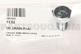 06564 OIL DRAIN PLUG