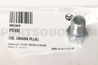 06564 OIL DRAIN PLUG