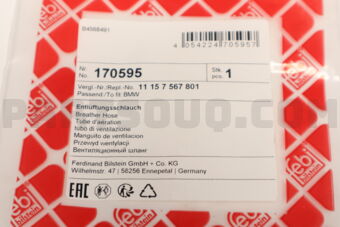 170595 HOSE,BREATHER/CRANK-3(E90/E91)