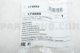 174589 CONTROL ARM FRT LFT-BMW X5/X6