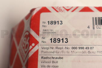 18913 WHEEL BOLT