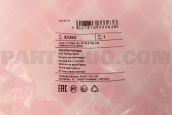 33383 STABILISER BUSH(25.5MM)/E66