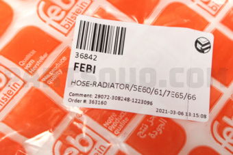 36842 HOSE-RADIATOR/5E60/61/7E65/66
