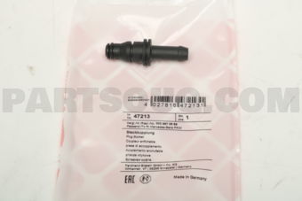 47213 SOCKET/BY PASS HOSE-W221/W203