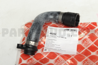 49252 WATER HOSE E87/E46/E90/E91/X3