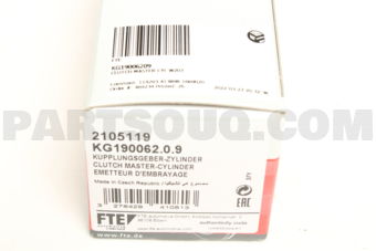 KG19006209 CLUTCH MASTER CYL W203