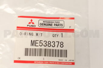ME538378 FUSO O-RING,M/T CL CONT E