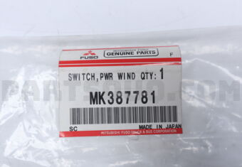 MK387781 FUSO SWITCH,PWR WINDOW,LH