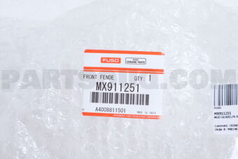 MX911251 MUD GUARD,FR RH