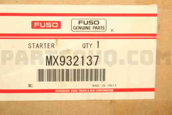 MX932137 STARTER MOTOR / 125K