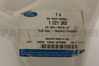 1221362 TANK ASSY - RADIATOR OVERFLOW