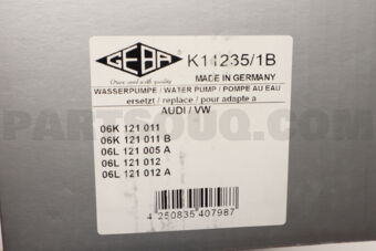 K11235 WATER PUMP-GOLF VII WITH BELT &amp; EXPENSION SCREW