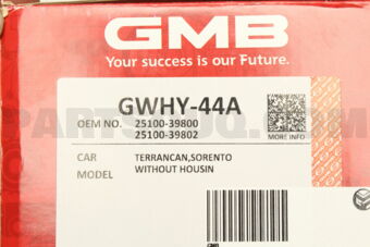 GWHY44A WATER PUMP