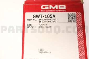 GWT105A WATER PUMP  5K FORKLIFT