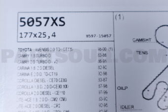 5057XS SPARE PART