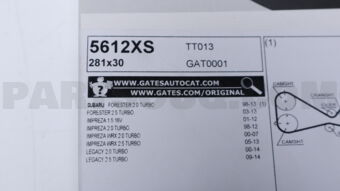 5612XS SPARE PART