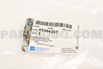 55354237 GASKET, CAM SHF COVER (EXPORT)
