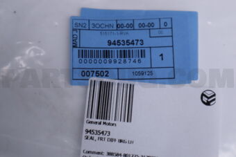 94535473 SEAL, FRT DIFF BRG LH