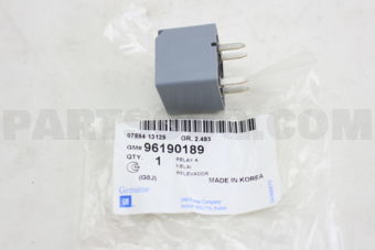 96190189 RELAY BLOWER MOTOR