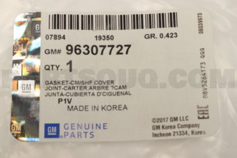 96307727 GASKET,CM/SHF CVR