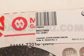 0411172010 FULL GASKET