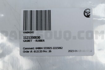 1121350030 GASKET  - RUBBER