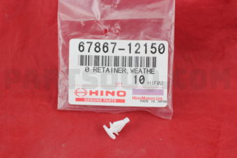 6786712150 RETAINER WEATHER STR