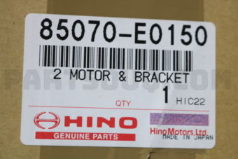 85070E0150 MOTOR & BRACKET ASSY
