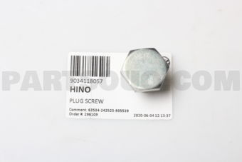 9034118057 PLUG SCREW