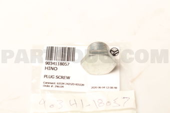 9034118057 PLUG SCREW