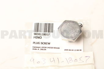 9034118057 PLUG SCREW