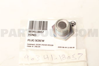 9034118057 PLUG SCREW