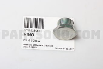 9034118057 PLUG SCREW
