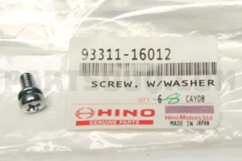 9331116012 SCREW  W/WASHER