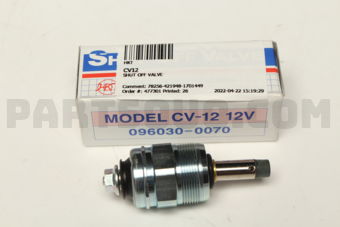 CV12 SHUT OFF VALVE