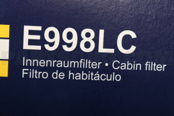 E998LC CAB AIR CARBON FILTER-CADDYIII