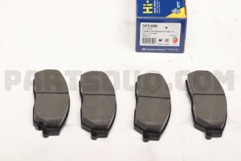 SP1590 BRAKE PAD FRONT TO CAMRY 2012- Hi-Q